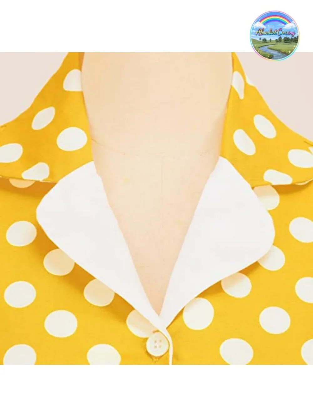 Vintage 1950s Retro Rockabilly Swing Dress Short Sleeve Peter Pan Collar A-Line